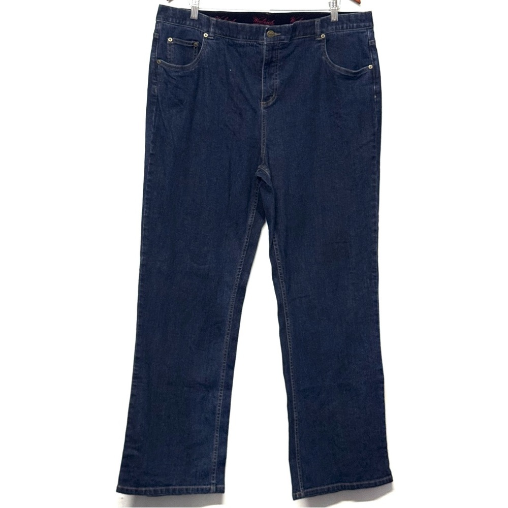 Woolrich Bryton Boot Cut Jeans Reflex Stretch Waist Denim Jeans Plus Size 18